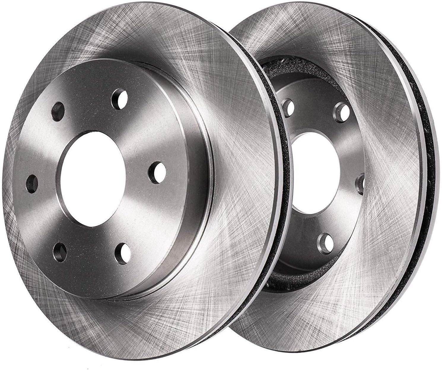 Detroit Axle - Front Disc Rotors & Brake Pads + 24pc Wheel Lug Nuts w/keys Replacement for Traverse Enclave Acadia Limited Outlook - 32pc Set