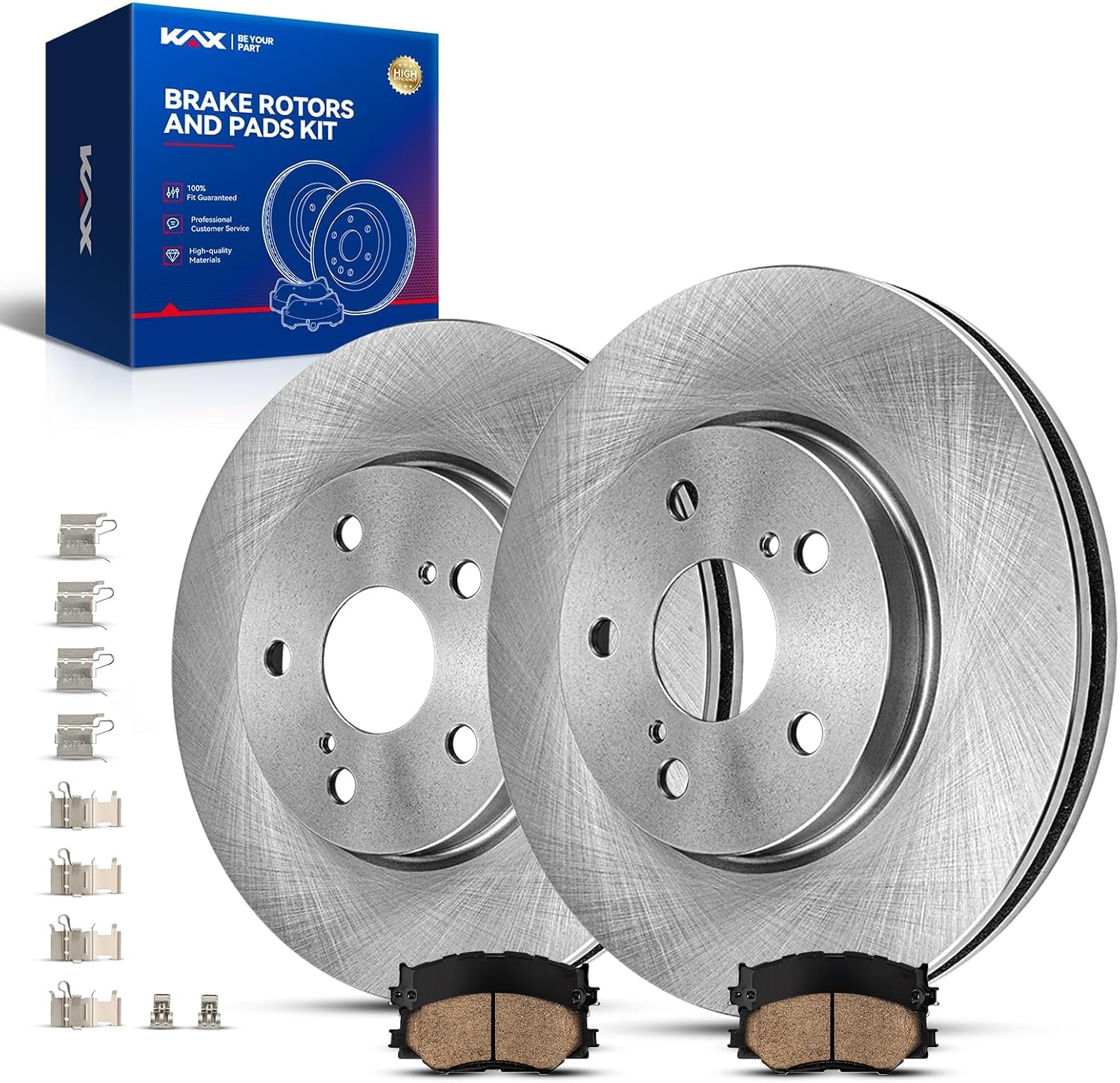 KAX Front Brake Kit for Lexus IS250 2006-2015, 11.65inch Brake Rotors Pads Kit, #31314+D1178 Front Brakes