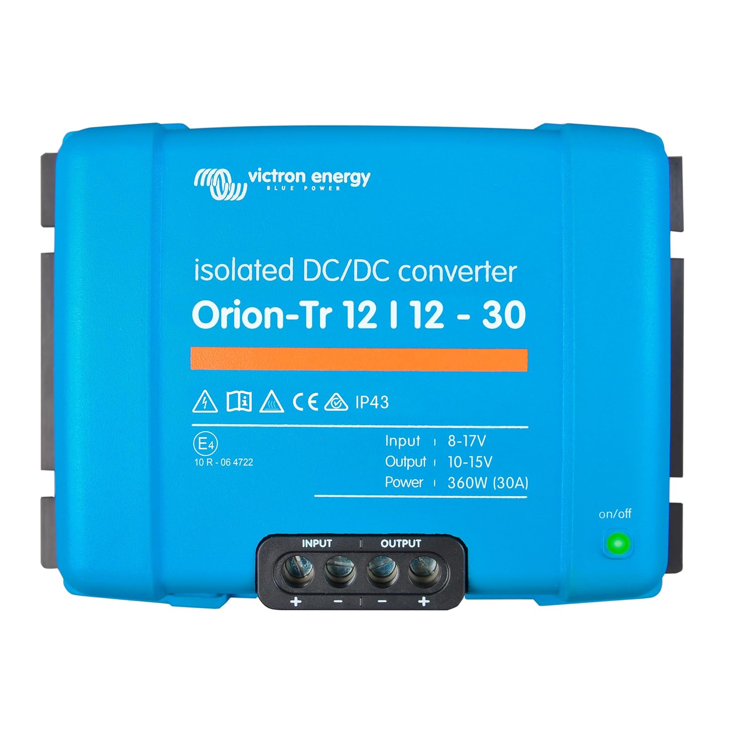 Victron Energy Orion-Tr DC to DC Converter - 12/12-Volt 30 amp 360-Watt - IP43 Protected - for Dual Battery Systems - Isolated