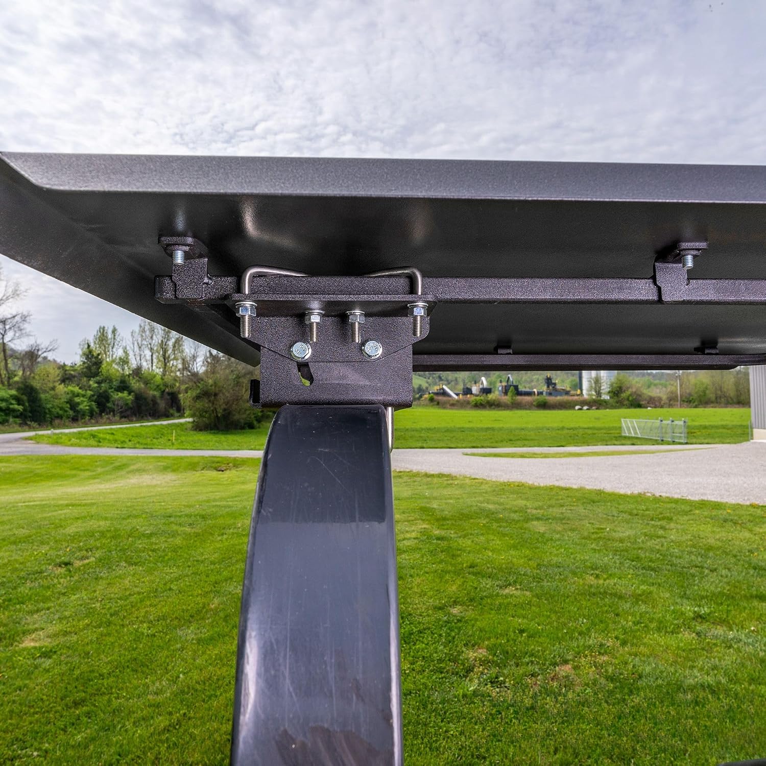 Universal Zero Turn Mower Canopy | ROPS 1.5'-3' | Robust Steel | Easy Install | Color Matched Roof | Fits Most Mowers with ROPS (Black)