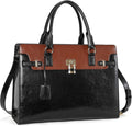 BOSTANTEN Briefcase for Women 15.6 inch Leather Laptop Bag Vintage Slim Lawyer Business Bag Stylish Work Purse