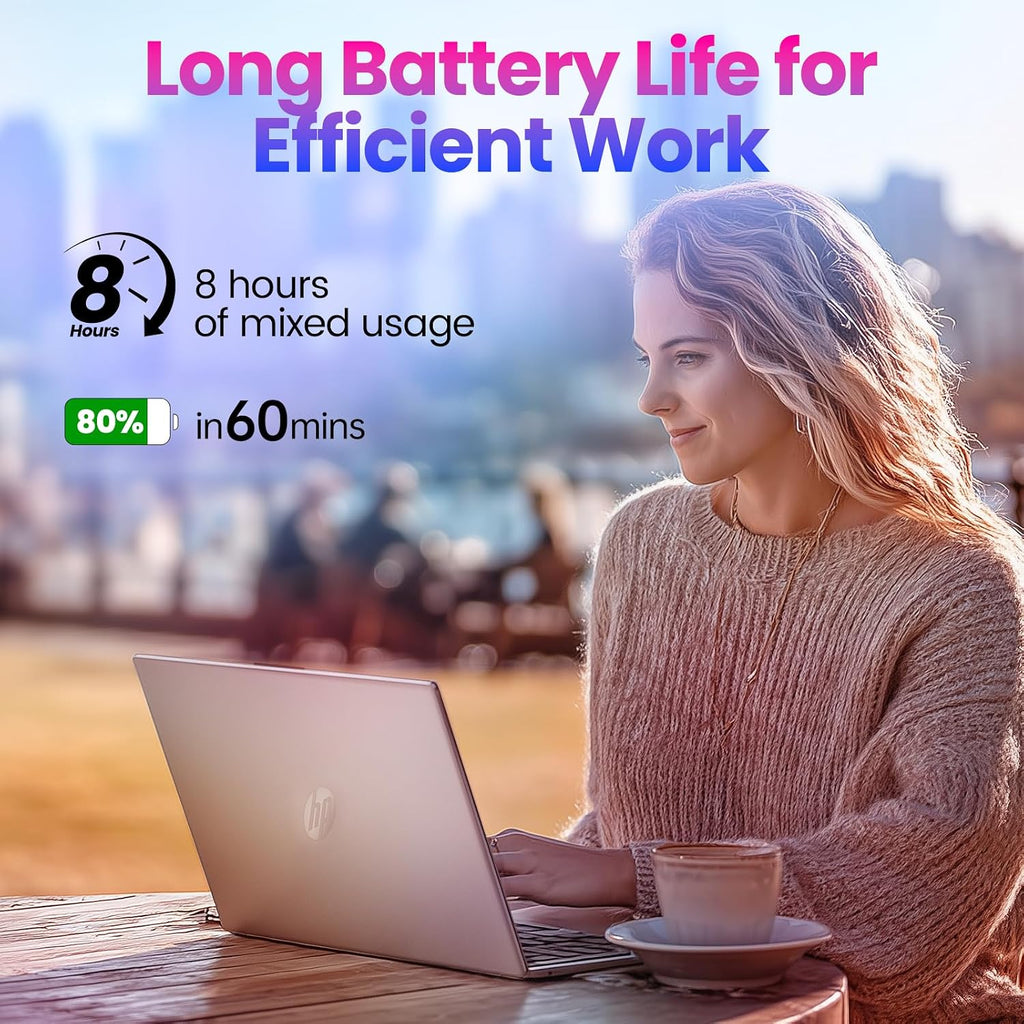 HP 2026 Touchscreen Laptop Computer for Student & Business, 16GB RAM 512GB SSD Windows 11 Pro, Intel Core i3-1315U (Up to 4.5GHz), 15.6' LED, Copilot AI, Numeric Keyboard, Type-c, Patented KB Kit