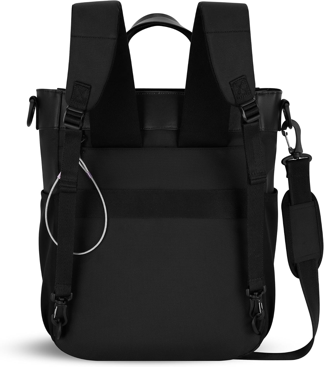 Sherpani Soleil, Anti Theft Convertible Backpack, 3 in 1 Tote Bag, Crossbody Bag, Cross Body Purse, 18L Travel Backpack, Travel Gifts for Women, RFID Protection, Fits 13' Laptop (Straw Lite)
