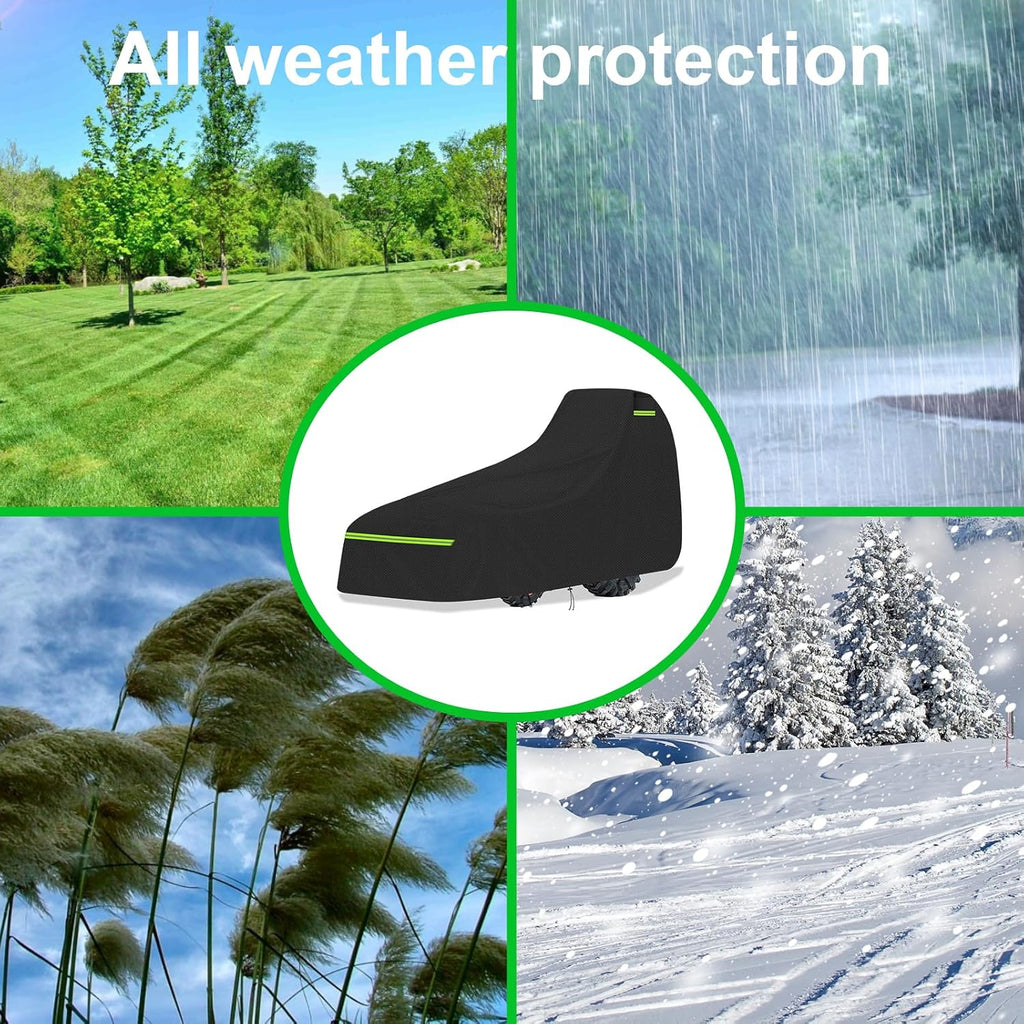 Tractor Cover, Heavy Duty 600D Waterproof Oxford Tractor Cover for John Deere/Kubota/Mahindra Compact Tractors Front Loaders & Backhoes, All Weather UV Protection (189' L x 76' W x 86' H)