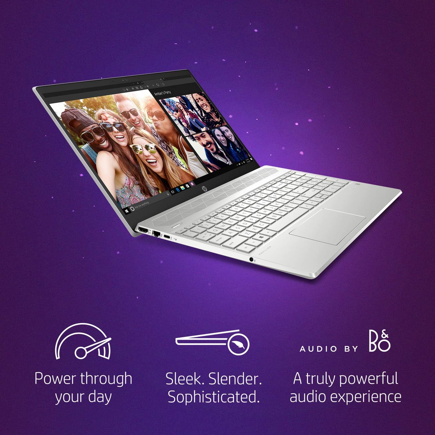 HP Pavilion Laptop, 15.6' Full HD IPS Touchscreen, 10th Gen Intel Core i5-1035G1 Processor up to 3.60GHz, 12GB RAM, 512GB PCIe NVMe SSD, Backlit Keyboard, HDMI, Wireless-AC, Bluetooth, Windows 10 Home