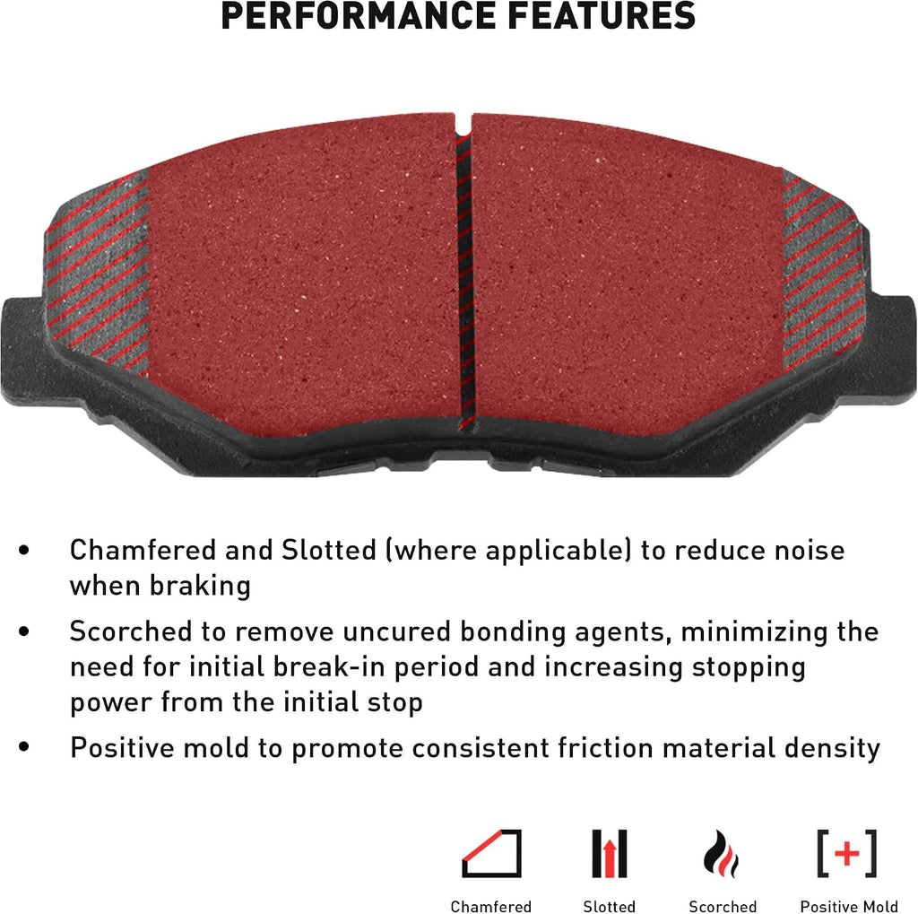 Dynamic Friction Company Front and Rear Brake Kit Fits 2010-2015 Chevrolet Camaro SS| Ultimate Duty Performance Brake Pads and Blank Brake Rotors| 14.0' Front & 14.4' Rear