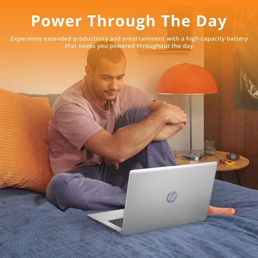 HP 17.3' HD+ Touchscreen Laptop, Intel Core 5 120U, 8GB DDR4, 672GB Storage (512GB SSD+160GB Docking Station Set), ‎Intel Graphics, 720p HD Camera, Wi-Fi 6, Win 11 Pro, Silver