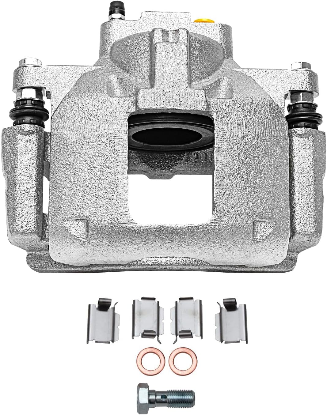 Detroit Axle - Front 2pc Brake Calipers for 09-12 Dodge Journey, 2 Disc Brake Calipers 2009 2010 2011 2012 Replacement