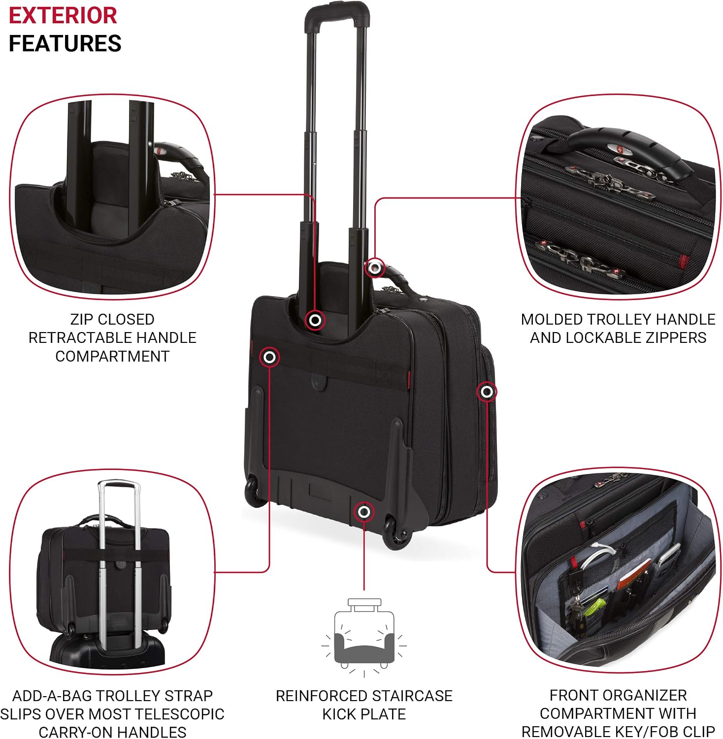 Wenger luggage Granada Pro 15.6-Inch, Black