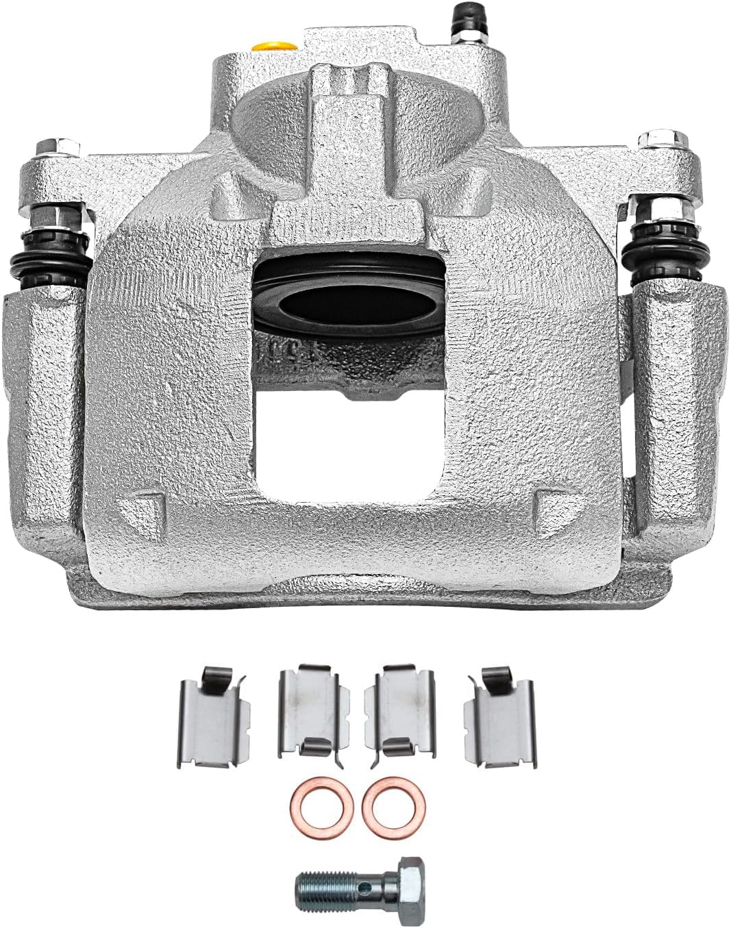 Detroit Axle - Front 2pc Brake Calipers for 09-12 Dodge Journey, 2 Disc Brake Calipers 2009 2010 2011 2012 Replacement