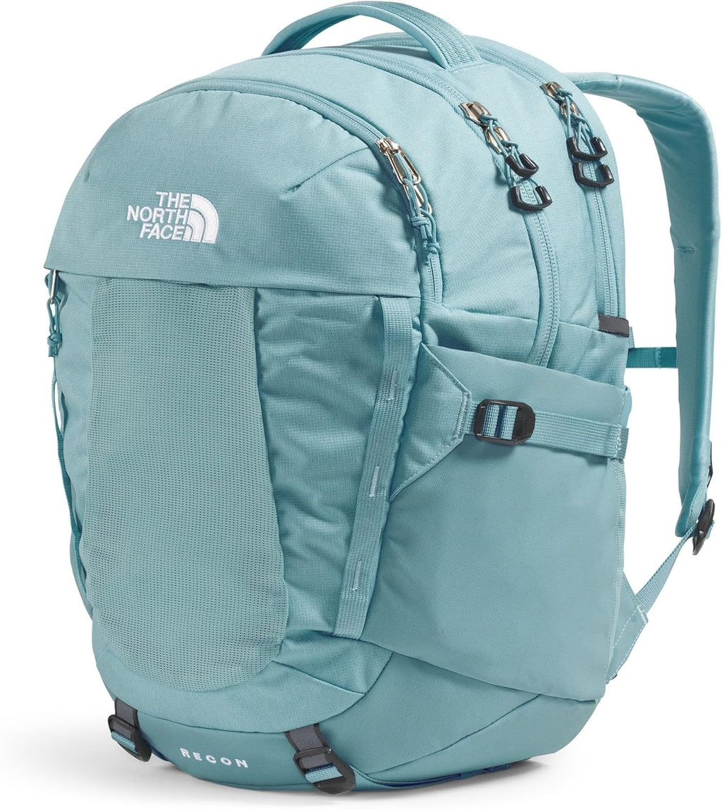 The North Face Women's Recon Everyday Laptop Backpack - Commuter Travel Bag, 18' Laptop Sleeve, Water-Repellent, Blue Eclipse Light Heather/Blue Eclipse, One Size