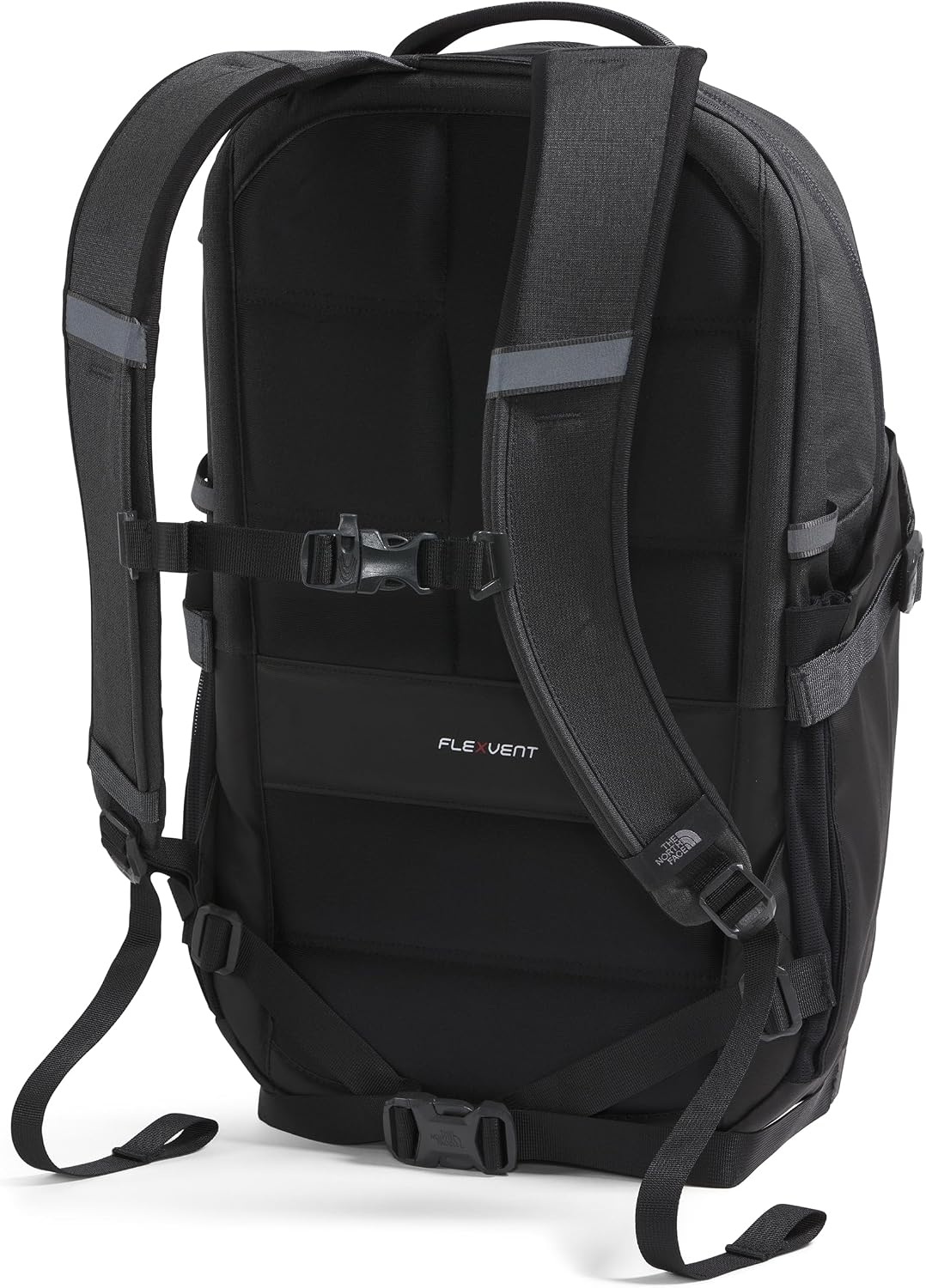 The North Face Recon Everyday Laptop Backpack - Daypack, Water Repellent, Laptop Sleeve, 2 Water Bottle Pockets, Asphalt Grey Light Heather/TNF Black-NPF, One Size
