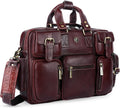 HAMMONDS FLYCATCHER Genuine Leather Laptop Bag for Men, Padded 15.6' Laptop Sleeve, Leather Messenger Bag for Men Briefcases