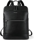 BOSTANTEN Leather Laptop Backpack for Women 15.6 inch Computer Bag Travel Work Daypack