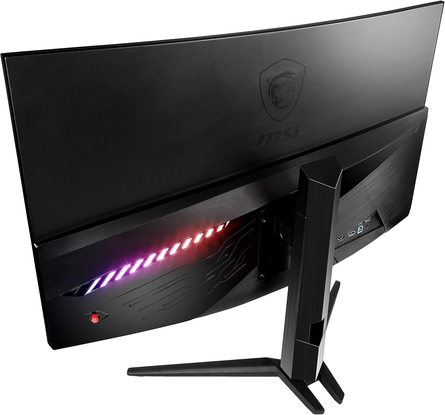MSI Non-Glare Narrow Bezel Screen 16: 9 Aspect Ratio 2560 X 1440 (QHD) 144Hz Refresh Rate 1ms 2K Resolution 32' Freesync Curved Gaming Monitor (OPTIX MAG322CQRV), Black
