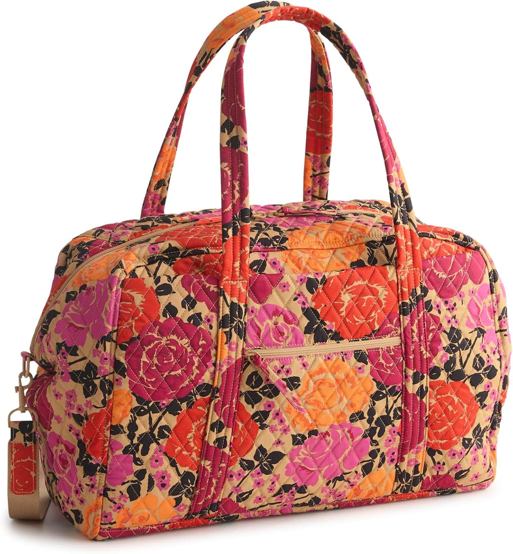 Vera Bradley Women's Miramar Weekender Travel Bag - Premium Cotton