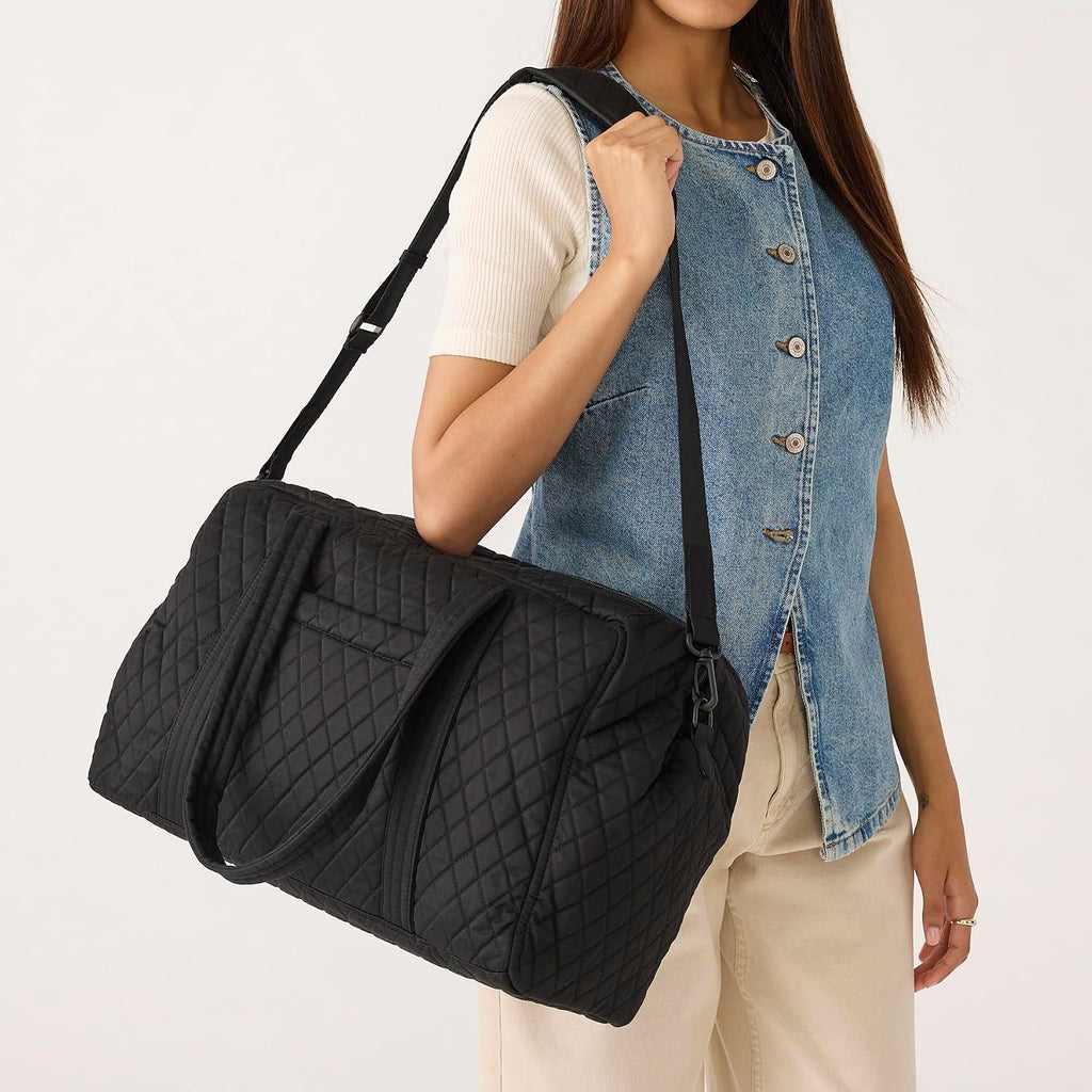 Vera Bradley Women's Miramar Weekender Travel Bag - Premium Cotton