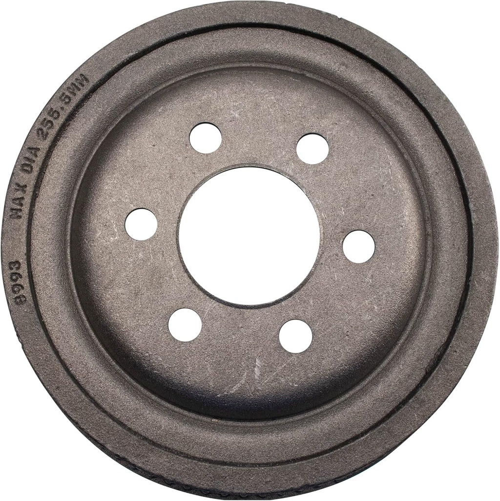 TRQ Rear Brake Shoe Pad & 10 Inch Brake Drum Pair Set Kit LH & RH Compatible with Dakota