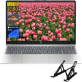 HP 2024 15.6' FHD Laptop - AMD Ryzen 5-7520U(Beat i5 1235U), 16GB DDR5 RAM, 1TB SSD, Up to 12.5 Hours Long Battery Life, Webcam, Wi-Fi 6, Fast Charge, Windows 11 Pro, with Laptop Stand