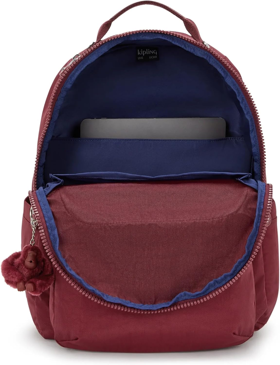 Kipling Women's Seoul 15' Laptop Backpack, Durable, Roomy with Padded Shoulder Straps, Built-In Protective Sleeve