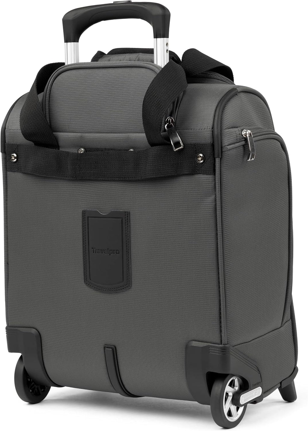Travelpro Luggage Maxlite 5 Softside Lightweight Rolling Underseat Compact Carry on Upright 2 Wheel Bag, 15-Inch — Shadow Grey