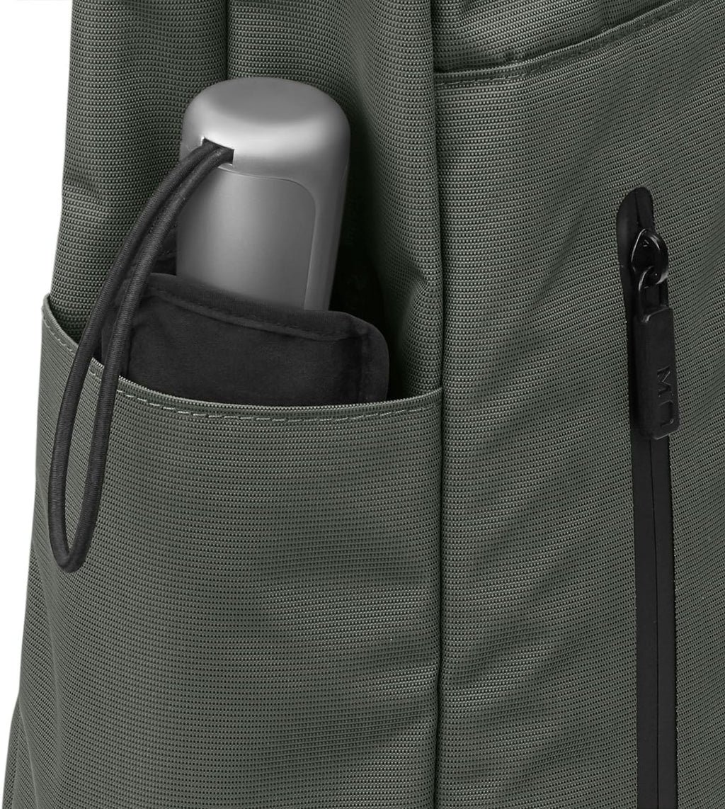 Moleskine ET20FMTRBKK6 Business Backpack, 15-Inch, Can Store Devices, Metro Roll Top Backpack, Moss Green