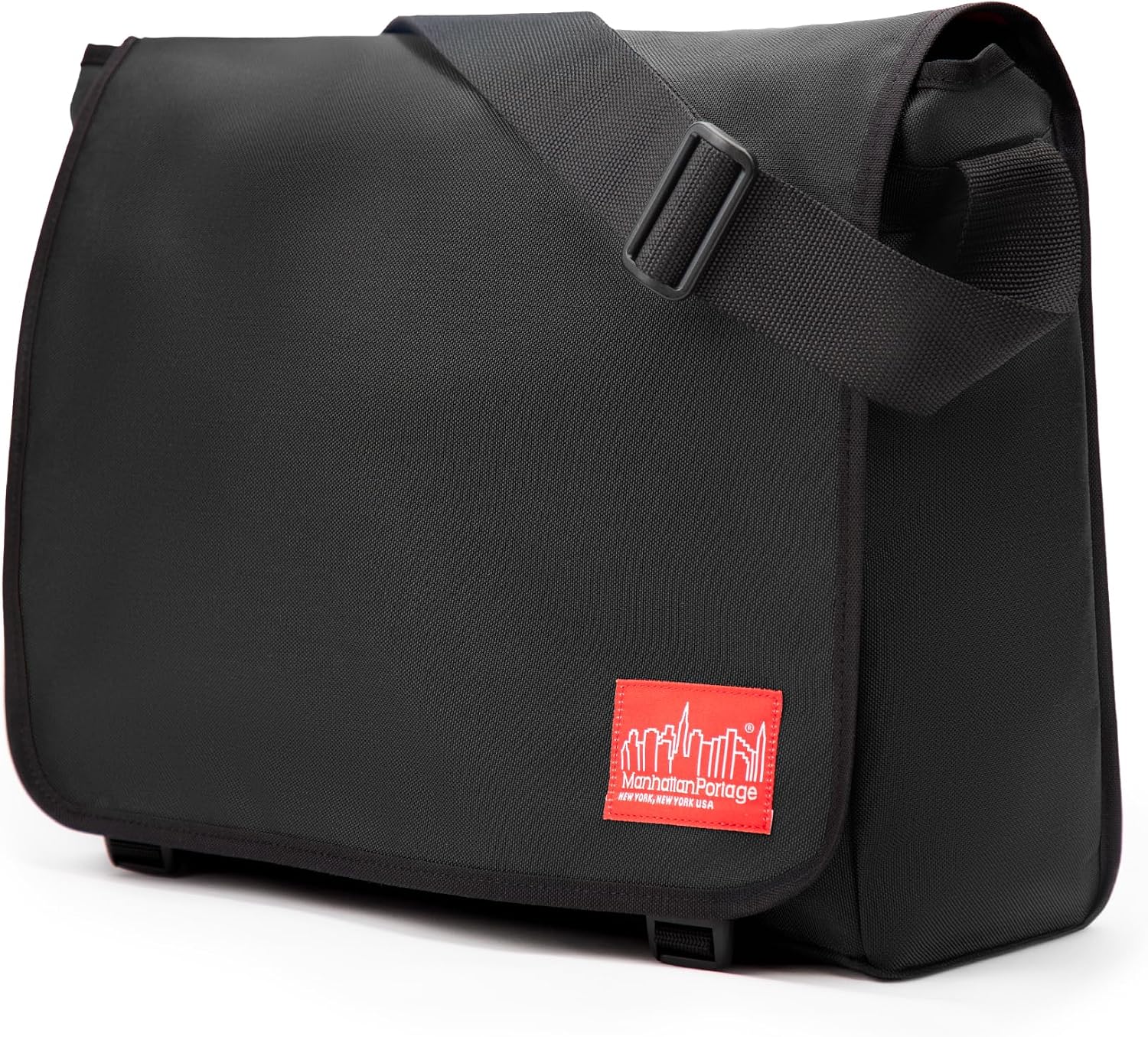 Manhattan Portage Deluxe Computer Bag (LG) with Adjustable Strap Water Resistant 1000D Cordura for Work College Travel