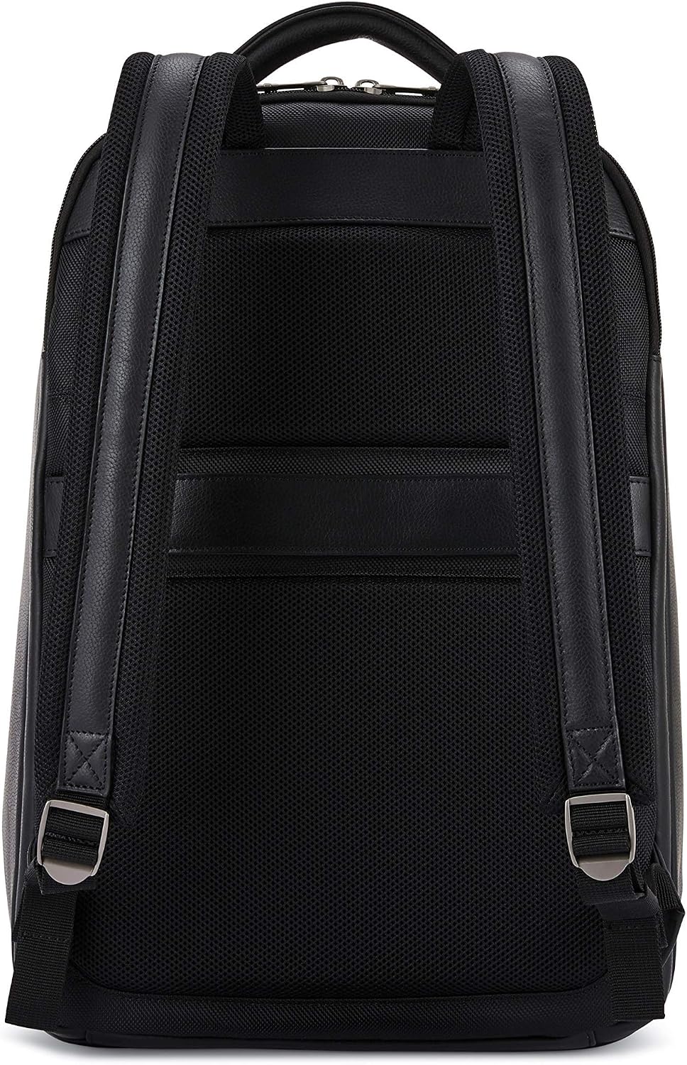 Samsonite Classic Leather Backpack, Black, One Size