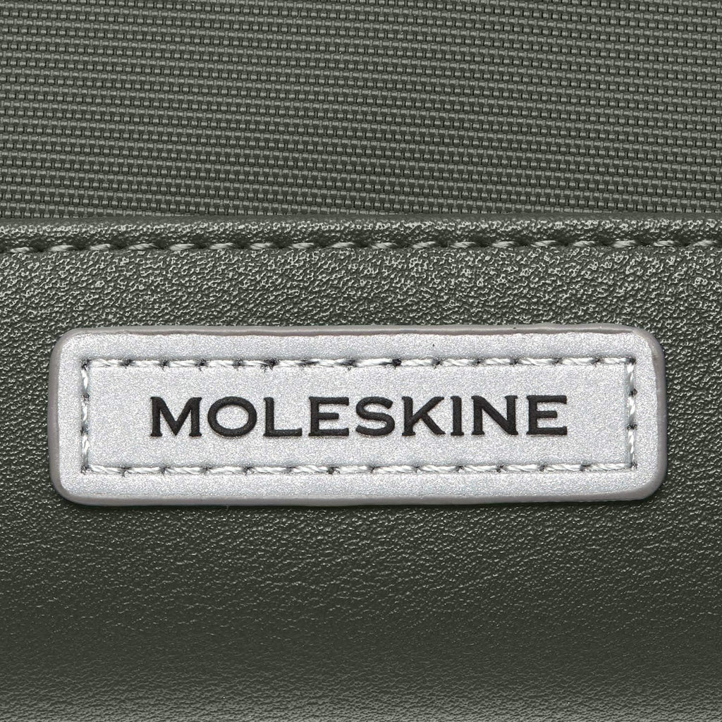 Moleskine ET20FMTRBKK6 Business Backpack, 15-Inch, Can Store Devices, Metro Roll Top Backpack, Moss Green