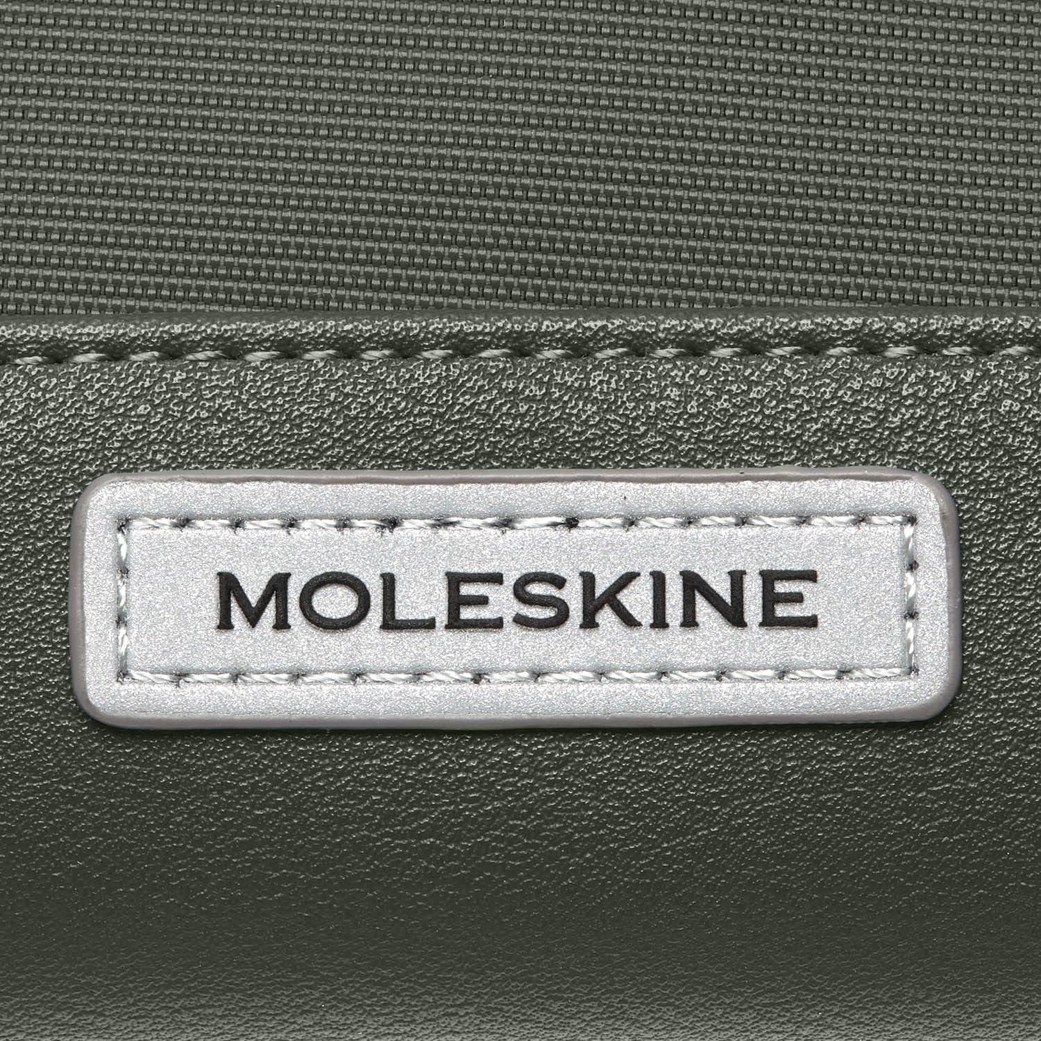 Moleskine ET20FMTRBKK6 Business Backpack, 15-Inch, Can Store Devices, Metro Roll Top Backpack, Moss Green