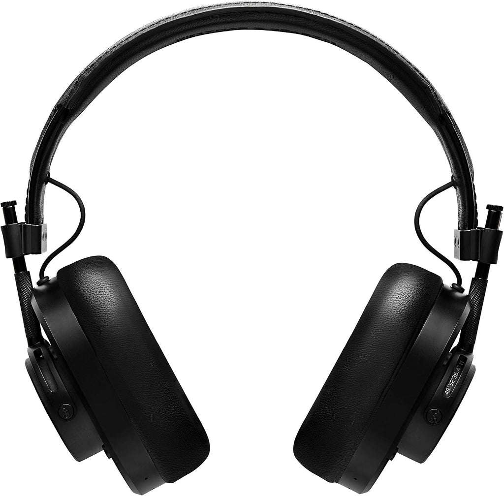 MASTER & DYNAMIC MH40 Wireless Over-Ear Headphones - Noise Isolating with Mic - Professional Studio Headphones with Bluetooth Capability, Black