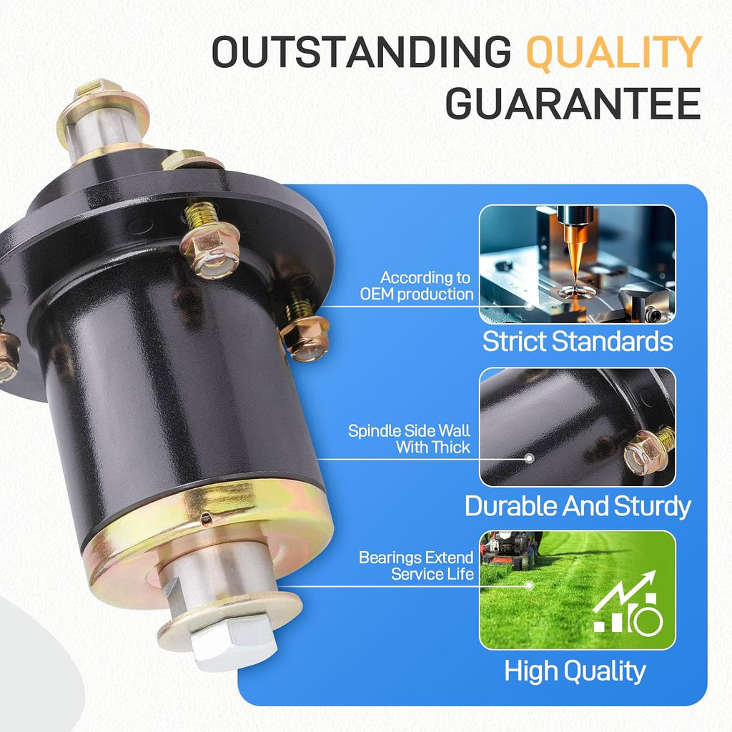 48' 52' 54' 60' 72' Mower Deck Spindle Assembly Fit for Bad Boy CZT Elite ZT Elite Bad Boy Maveric Outlaw XP Pup Lightning Walk Behind Lawn Mower Replaces OEM 037-6015-50 037-6015-00 3 Pack