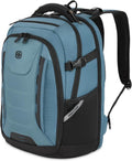 SwissGear Travel Tech Pro Laptop Backpack – Fits Laptops up to 16' – ScanSmart TSA-Friendly Backpack with Multiple Organizer Pockets – Blue