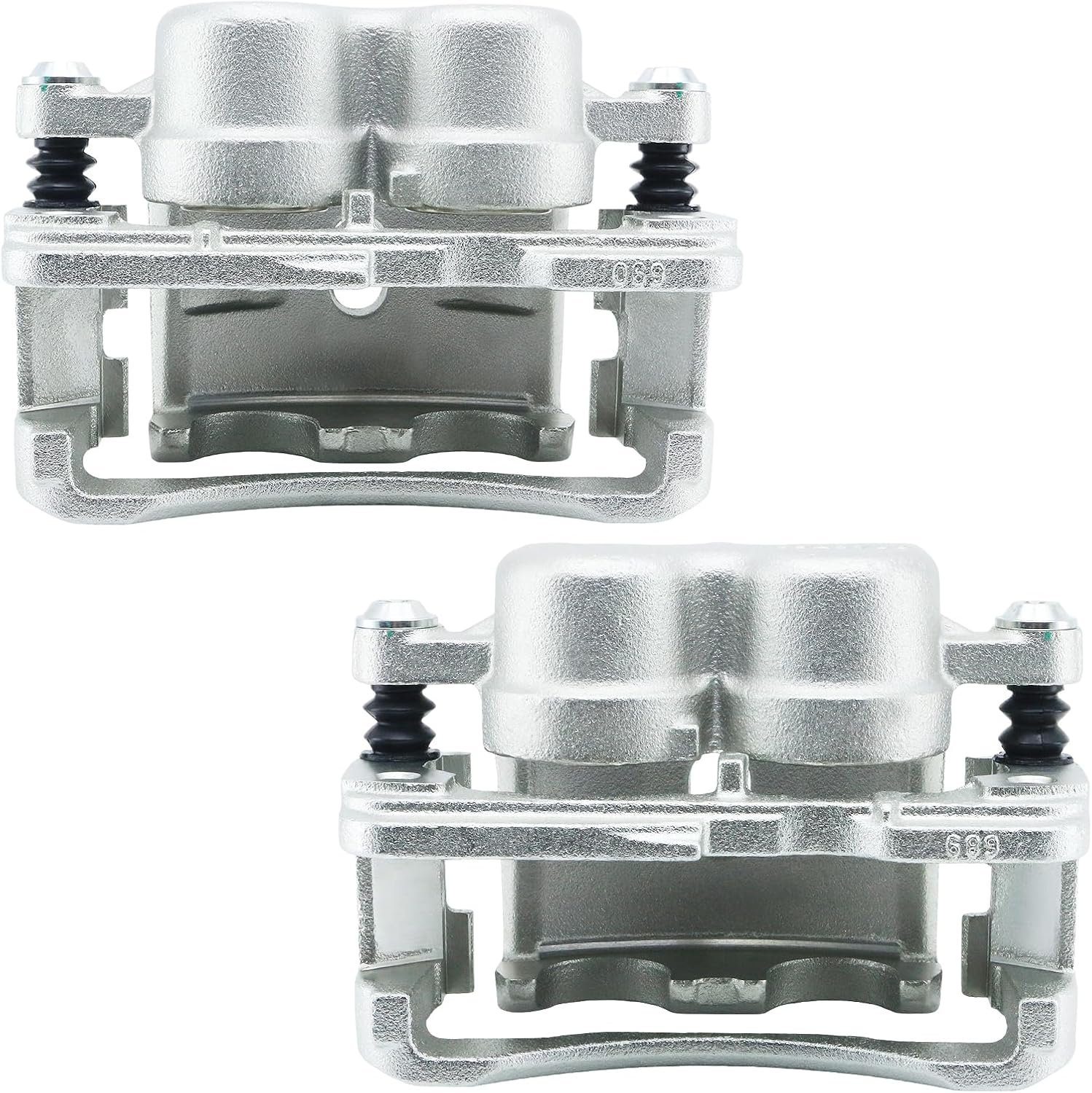BDELI Front Brake Calipers Replace for 1999-2004 Chevy Silverado 1500, 2000-2006 Tahoe, 1999-2004 GMC Sierra 1500, 4.3/4.8/5.3/6L, with Bracket: 18B4728+18B4729, 25848000+25848001