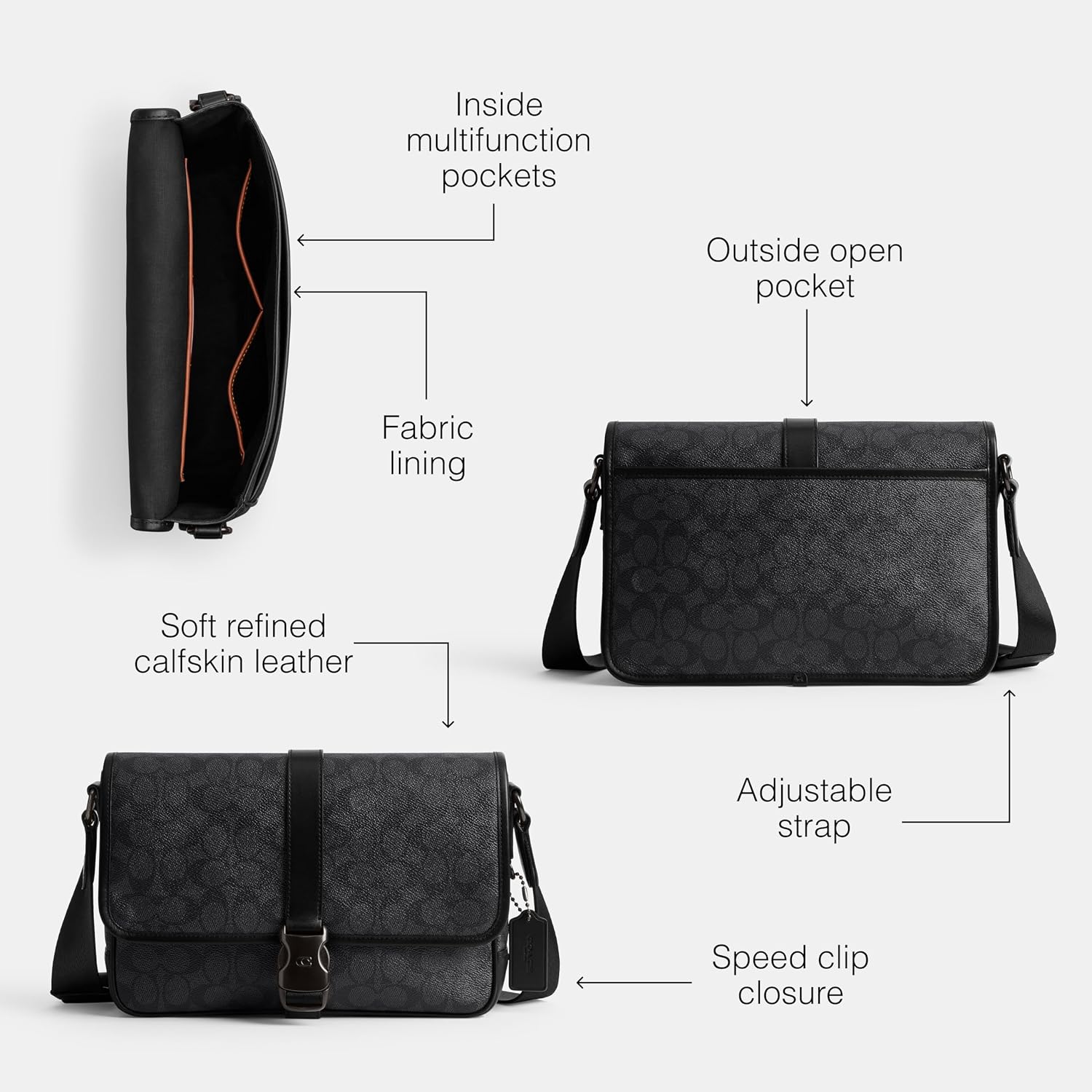 Coach Men's League Messenger Bag