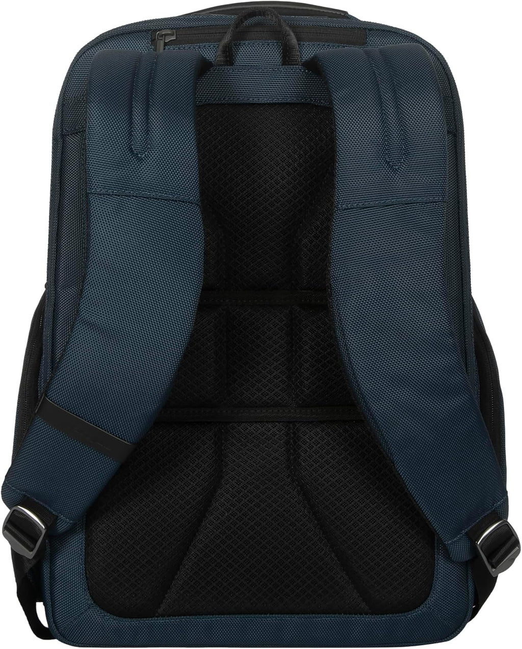 Targus HeritageLuxe Backpack 15-16' – Blue Laptop Bag with SafeSling Protection, RFID Pocket, USB-C Charging, Tracker Slot, Eco Fabric, Leather Accents - TBB65602GL