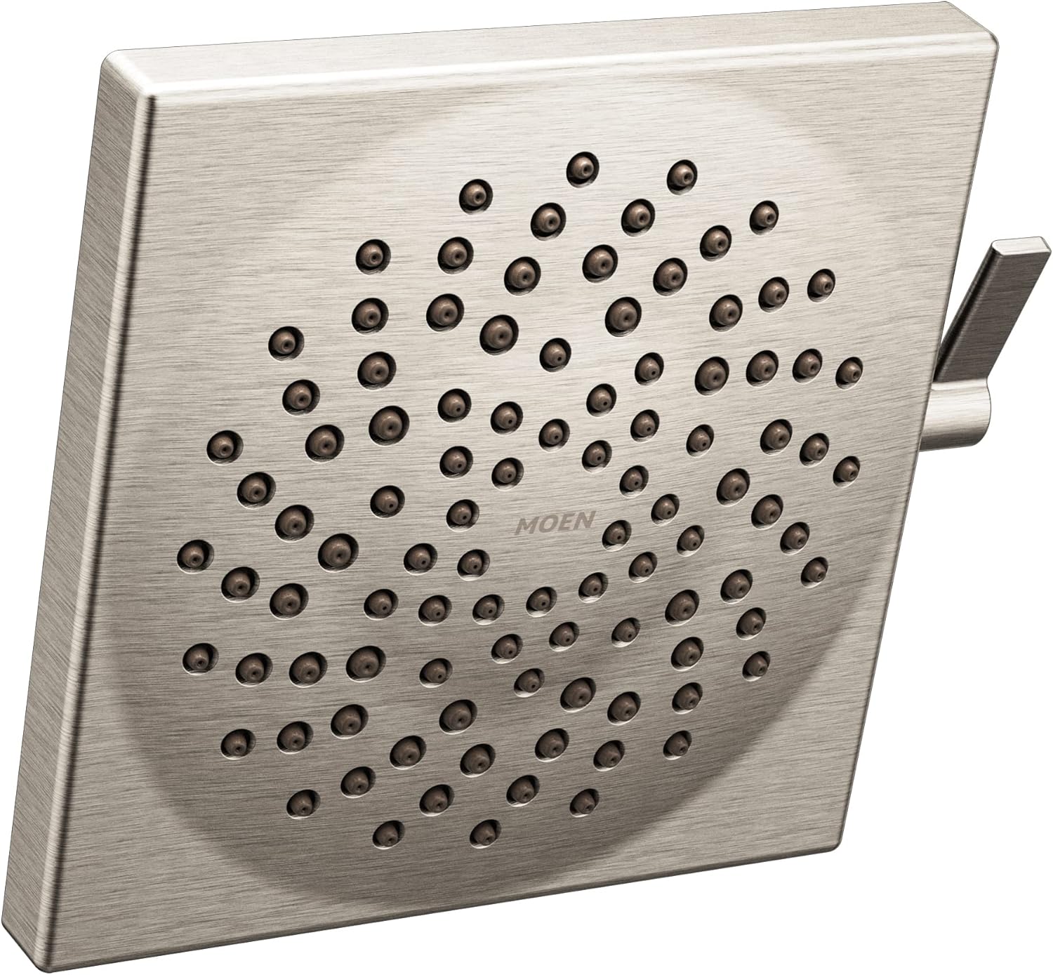 Moen S6345EPBN Velocity Eco-Performance Two-Function 8-1/2' Diameter Spray Rainshower Showerhead, Brushed Nickel