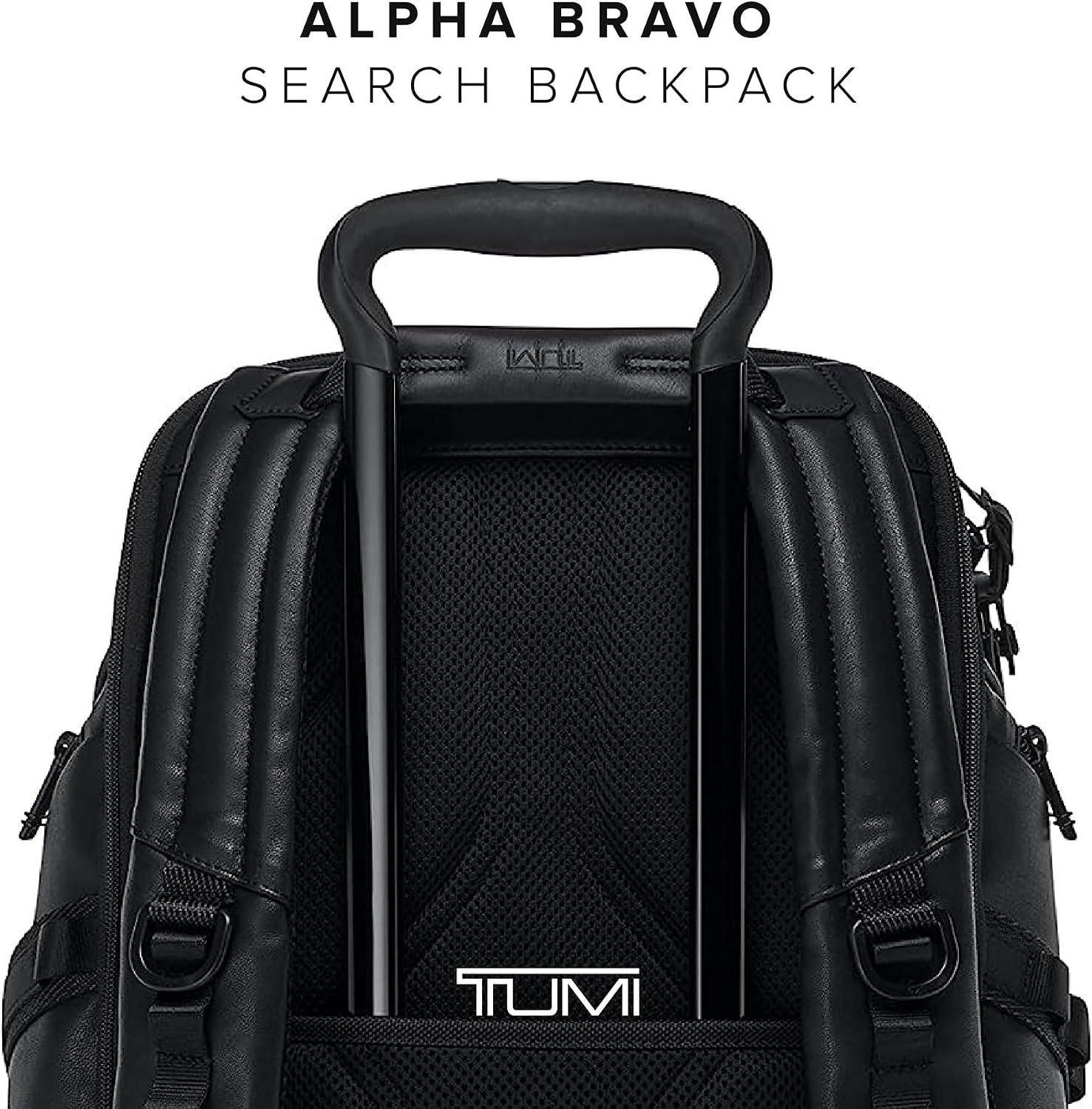 TUMI - Alpha Bravo Search Backpack - Laptop Backpack for Men & Women - Backpack for Work & Travel - 17.0' X 14.0' X 8.3' - Black Leather