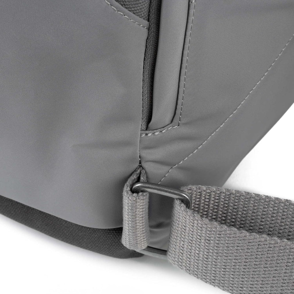 ORI LONDON Travel Backpack - Medium Nylon Rolltop Backpack for Men & Women for Laptop & Accessories - The Canfield, Stormy Gray