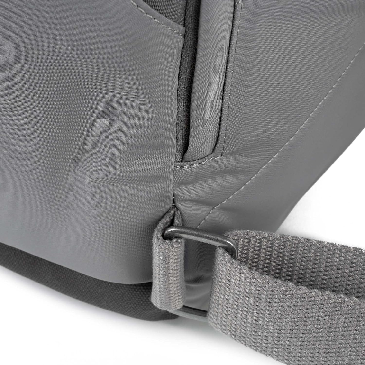 ORI LONDON Travel Backpack - Medium Nylon Rolltop Backpack for Men & Women for Laptop & Accessories - The Canfield, Stormy Gray