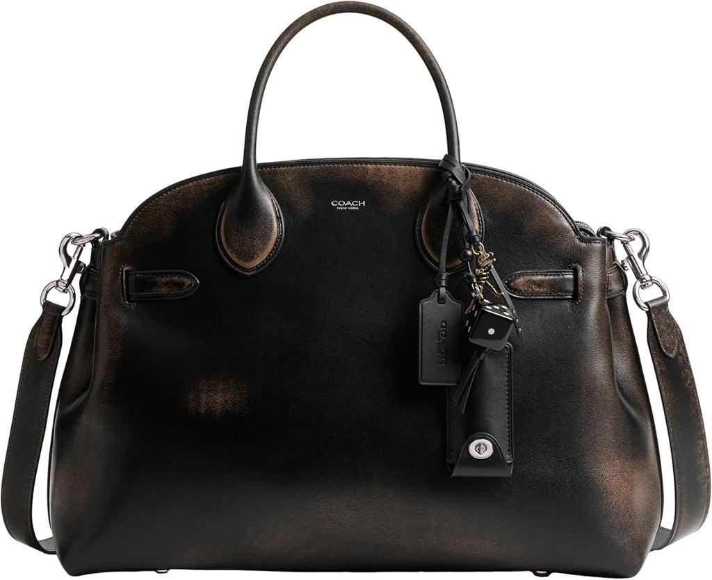 Coach Women's Suede Soft Empire Carryall 40 Tote