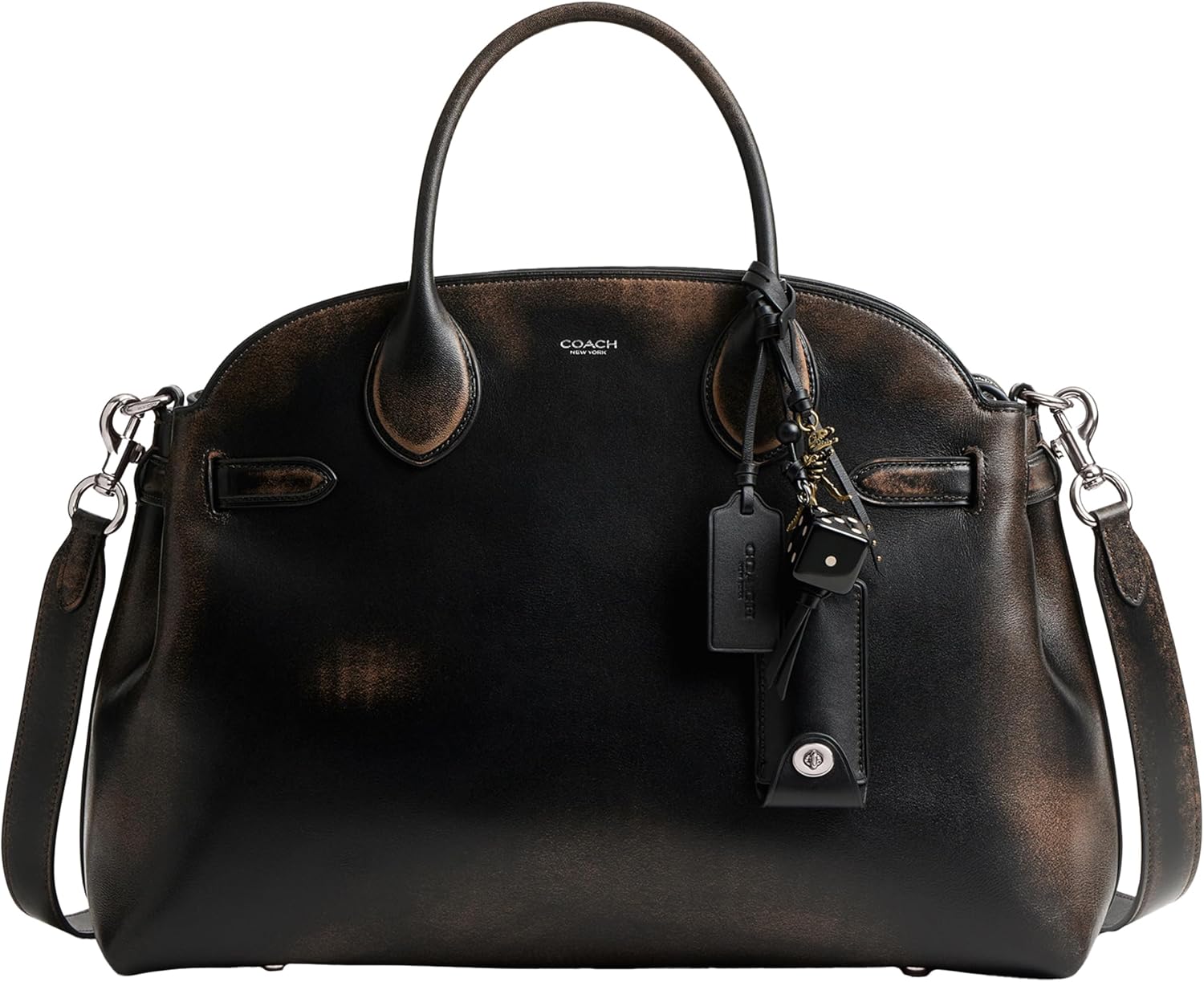 Coach Women's Suede Soft Empire Carryall 40 Tote