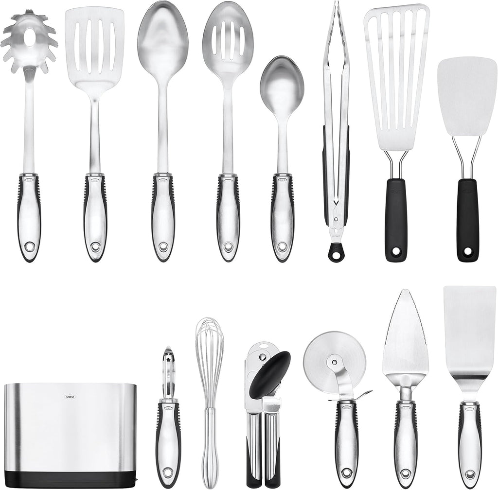 OXO SteeL 15 Piece Utensil Set