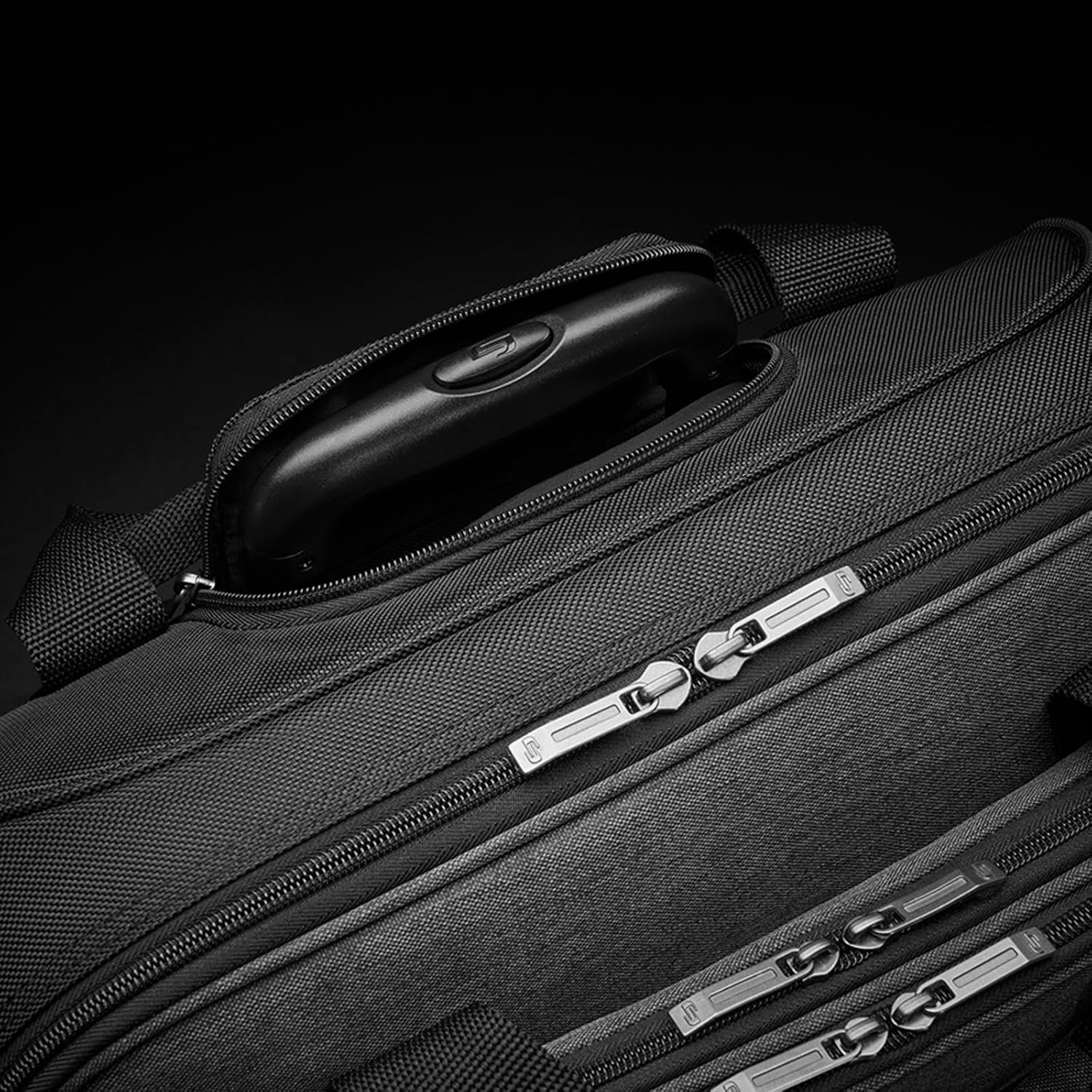 Solo New York Rolling Case with Wheels - Roller Laptop Bag, Wheeled Briefcase for Women & Men, Carry On Size for Travel, Fits 17.3' Computer - Bryant, Grey