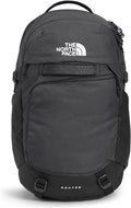 The North Face Router Everyday Laptop Backpack - Daypack, Water Repellent, Laptop Sleeve, Reflective Details, Asphalt Grey Light Heather/TNF Black-NPF, One Size