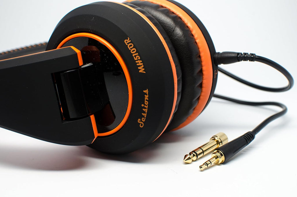CAD Audio Sessions MH510OR Closed-Back Headphones, Black/Orange