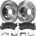 Go-Parts - Front Brake Disc and Pad Kit for Chevrolet (Chevy) Silverado/Sierra 1500 HD 2001, Express/Savana 2500 2003-2006, 2-Wheel Set Replacement '' 2002 2003 2004 2005