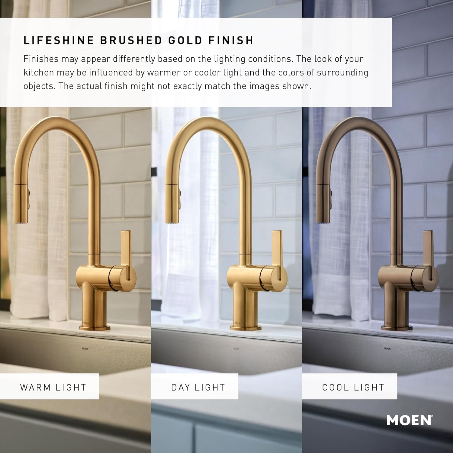 Moen YG0336BG Bathroom Safety 36-Inch Stainless Steel Bathroom Grab Bar, Brushed Gold