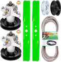 42' Lawn Mower Deck Rebuild Kit Fit MTD Craft sman Z6000 Zero Turn Lawn Mower Includes (2) Spindles 918-05137 618-05137 (2) Blades 490-110-M108 (2) Idler Pulley 756-05042 756-04511B