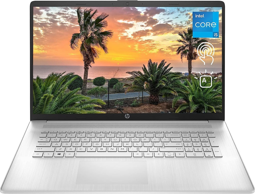 HP 17t Laptop, 17.3' HD+ Touchscreen, Intel Core i5-1334U Processor, 32GB RAM, 1TB SSD, Webcam, Backlit KB, HDMI, Wi-Fi 6, Windows 11 Home, Silver